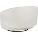 Walsh Effie Linen Swivel Lounge Chair, Swivel